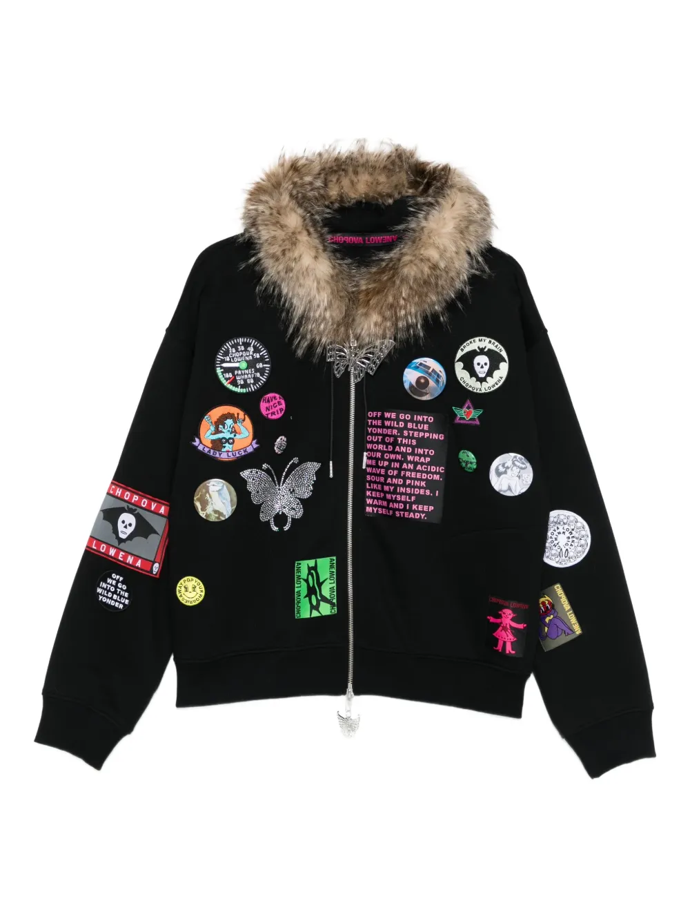 Худи Fuz с меховой отделкой Chopova Lowena, черный
Худи Fuz с меховой отделкой Chopova Lowena, черный