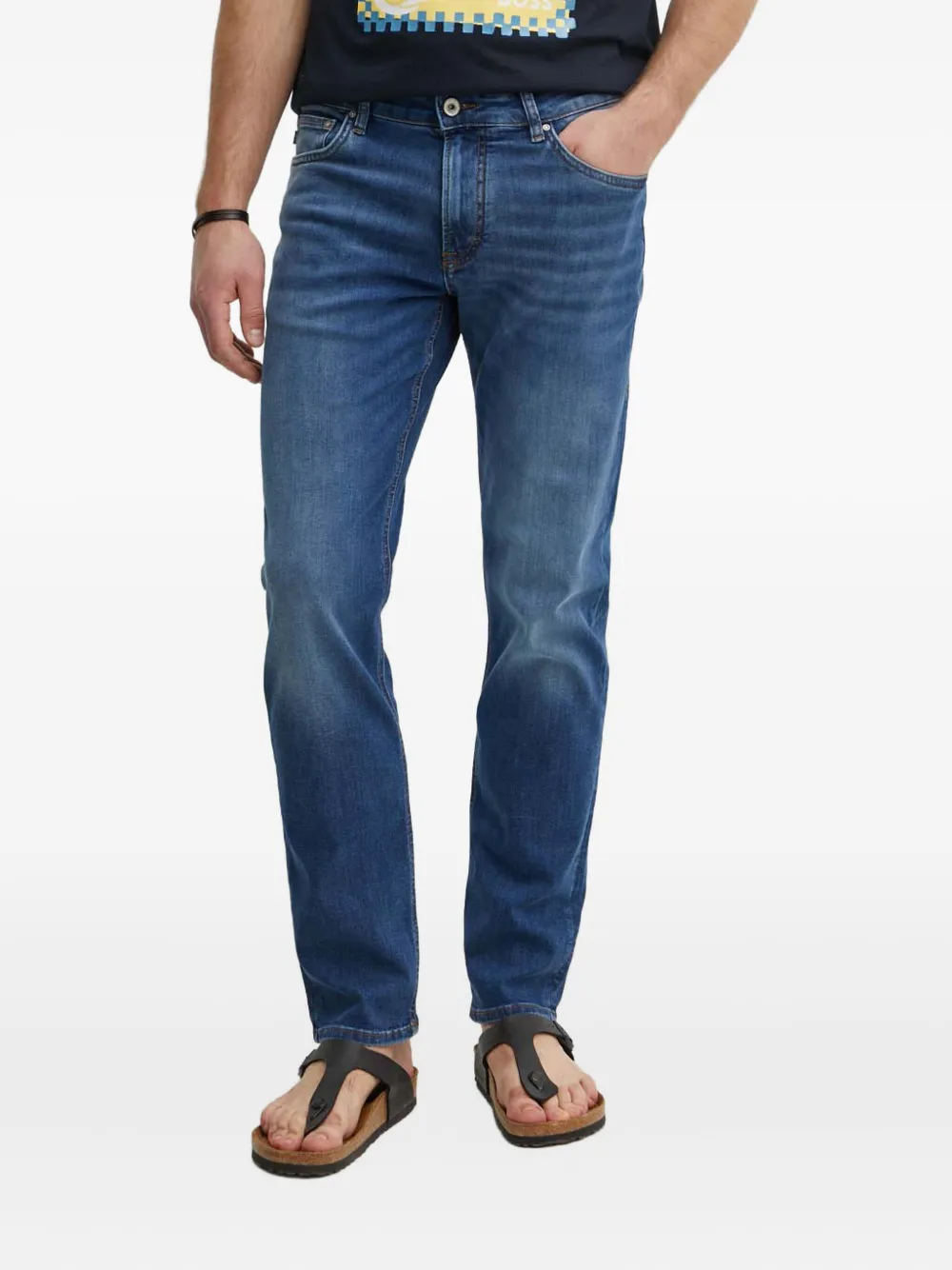 Джинсы с нашивкой-логотипом Joop!, синий
Джинсы с нашивкой-логотипом Joop!, синий