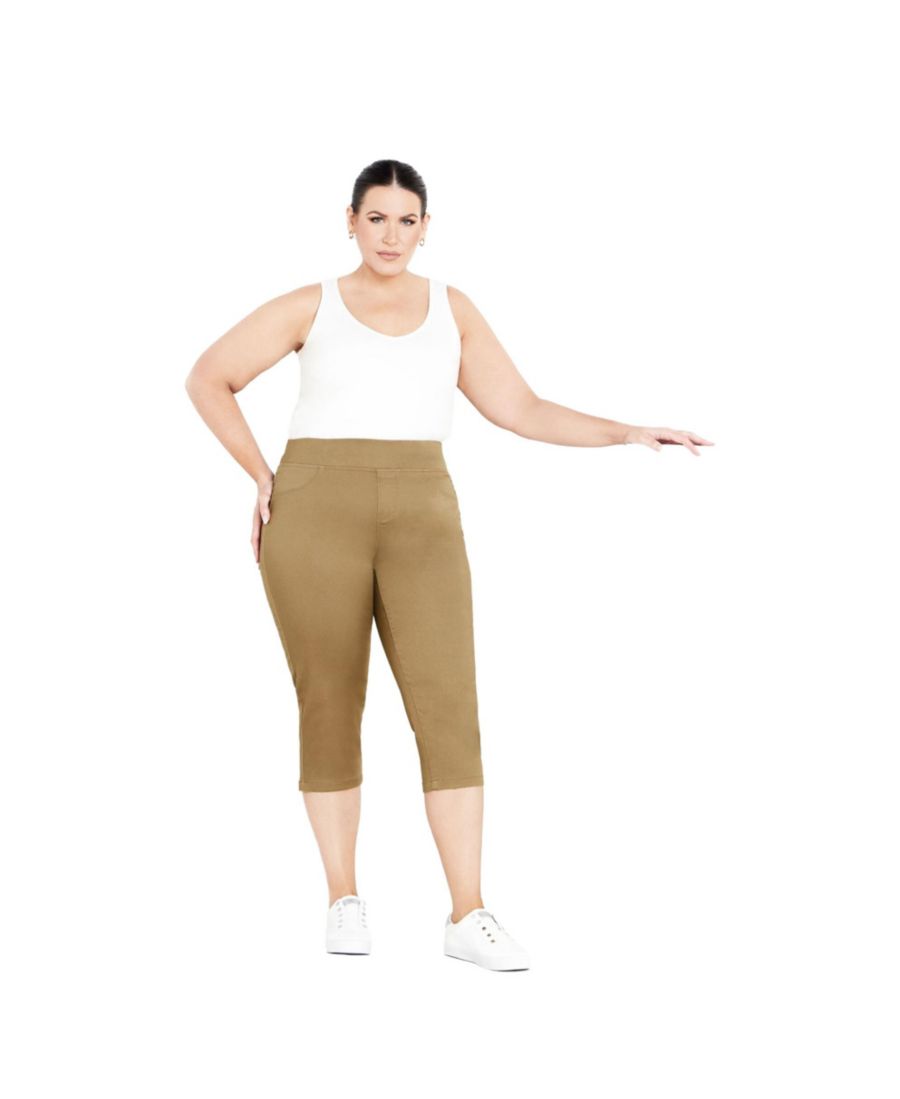 Женские укороченные джинсы Butter Denim Pull On AVENUE, Khaki
Женские укороченные джинсы Butter Denim Pull On AVENUE, Khaki