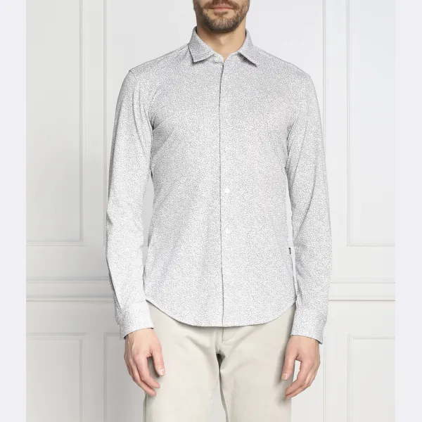 Рубашка узкого кроя Boss, белый 
Рубашка узкого кроя Boss, белый