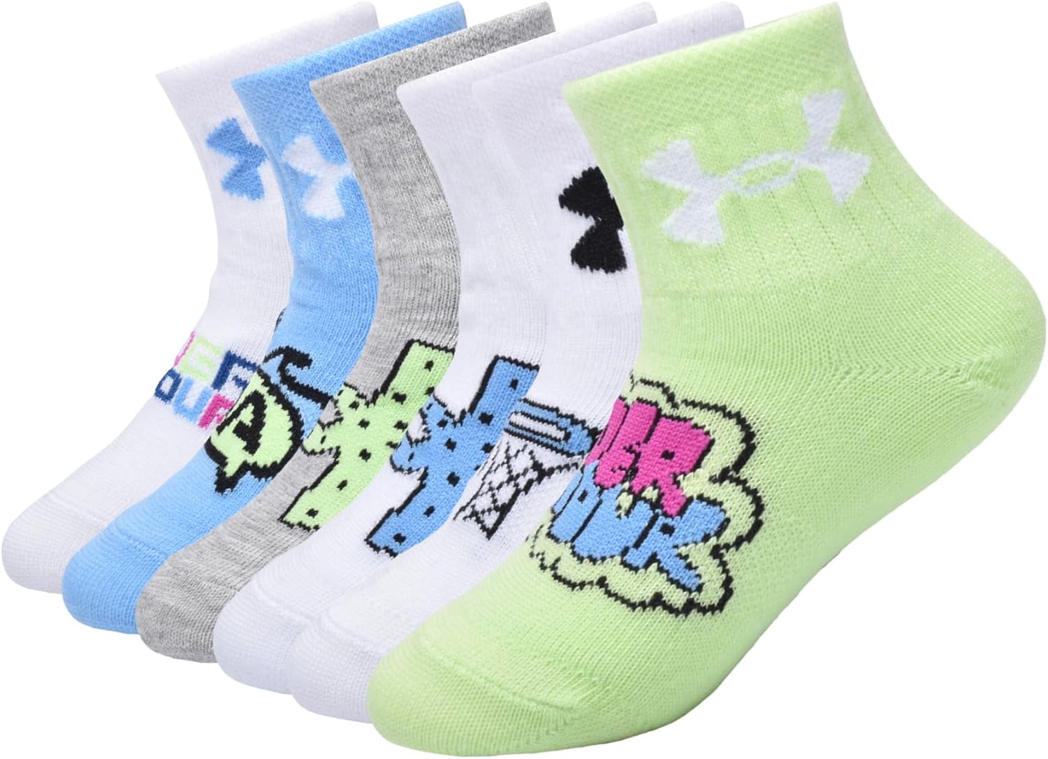 Under Armour детские носки Essential Quarter, набор, Morph Green
Under Armour детские носки Essential Quarter, набор, Morph Green