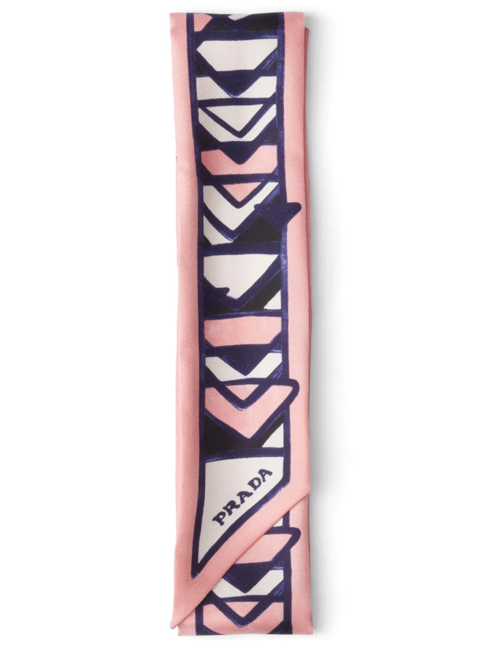 Шелковый платок с принтом Prada, розовый
Шелковый платок с принтом Prada, розовый