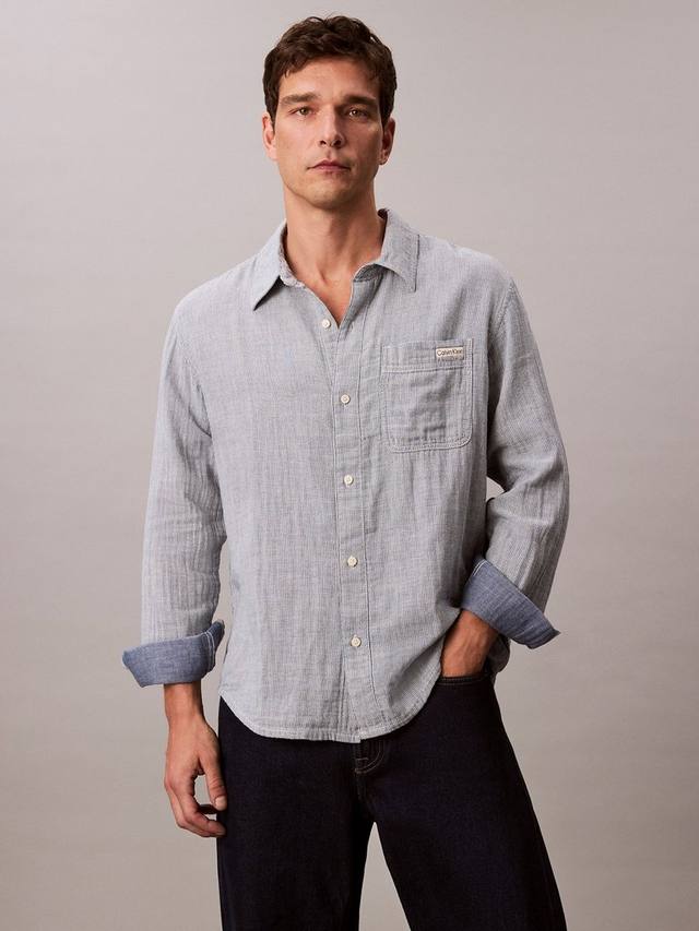 Классическая хлопковая рубашка с длинными рукавами Calvin Klein, Multi
Классическая хлопковая рубашка с длинными рукавами Calvin Klein, Multi