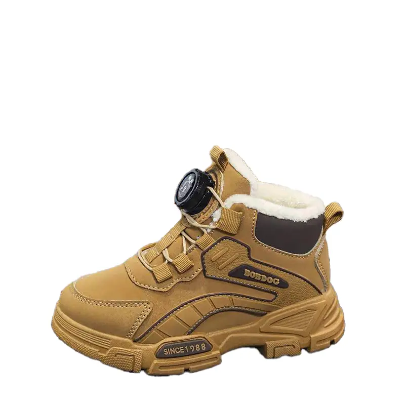 Теплые нескользящие детские ботинки BOBDOG, коричневый
Теплые нескользящие детские ботинки BOBDOG, коричневый