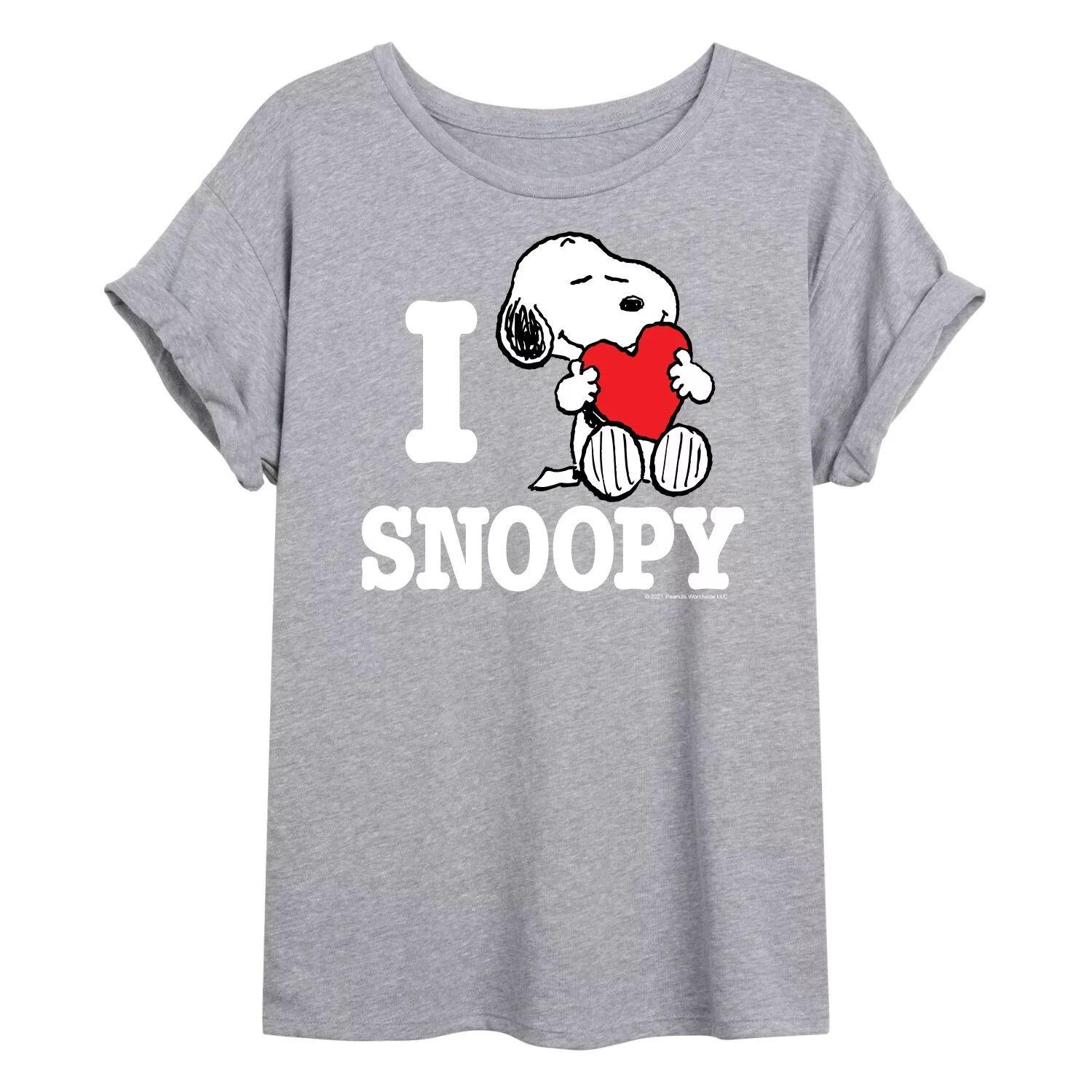 Детская струящаяся футболка Peanuts I Love Snoopy Licensed Character, серый
Детская струящаяся футболка Peanuts I Love Snoopy Licensed Character, серый