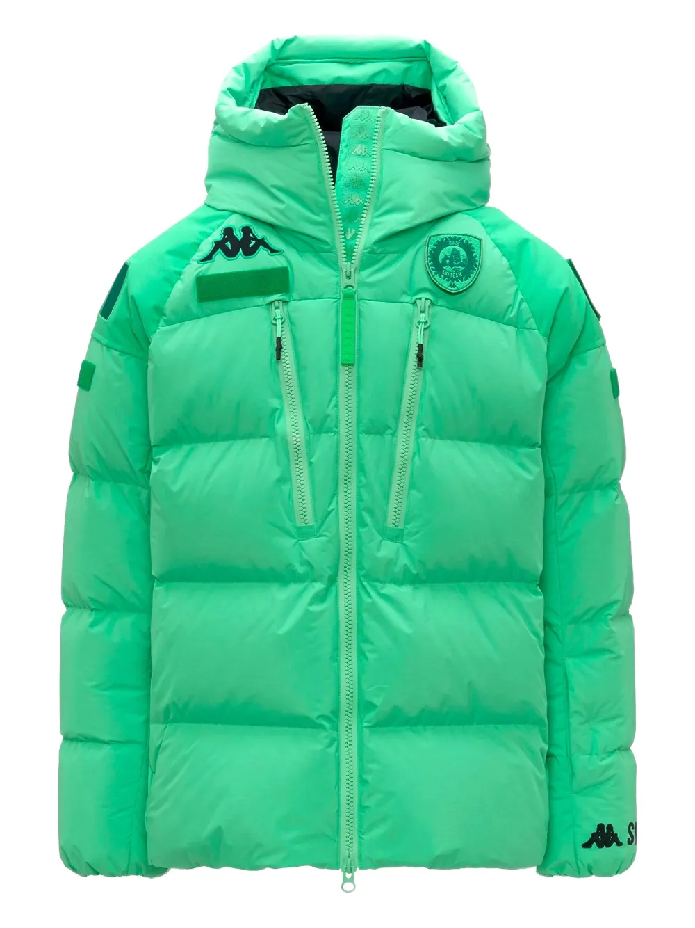 Пуховик с капюшоном Kappa, зеленый
Пуховик с капюшоном Kappa, зеленый