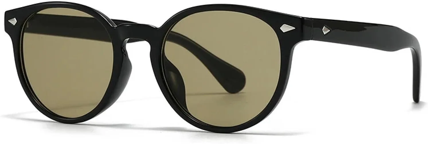 Популярные модные овальные женские солнцезащитные очки в винтажном стиле с заклепками, мужские панк-очки с защитой от УФ-излучения UV400 HHZZYVY, Black Olive Green
Популярные модные овальные женские солнцезащитные очки в винтажном стиле с заклепками, мужские панк-очки с защитой от УФ-излучения UV400 HHZZYVY, Black Olive Green