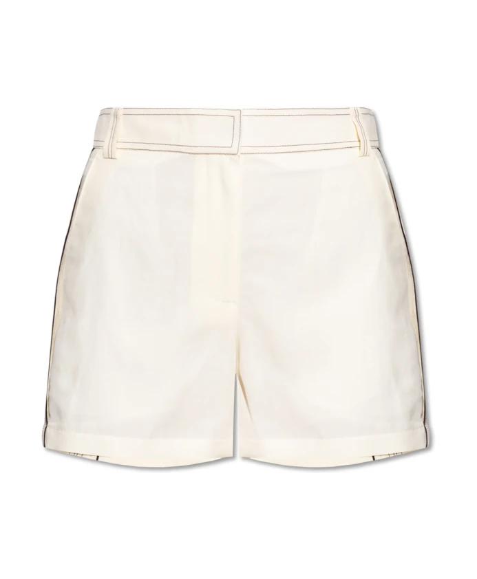 Шорты с контрастными швами Tory Burch, белый
Шорты с контрастными швами Tory Burch, белый