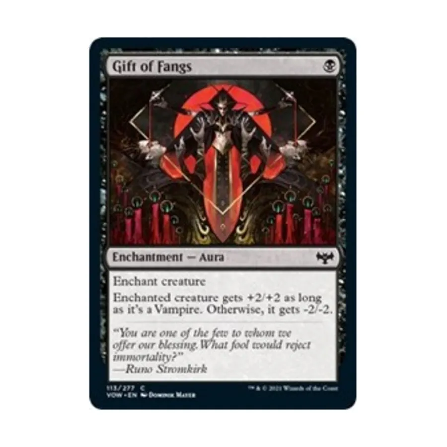 CCG Дар клыков (С), MTG - Innistrad: Crimson Vow
CCG Дар клыков (С), MTG - Innistrad: Crimson Vow
