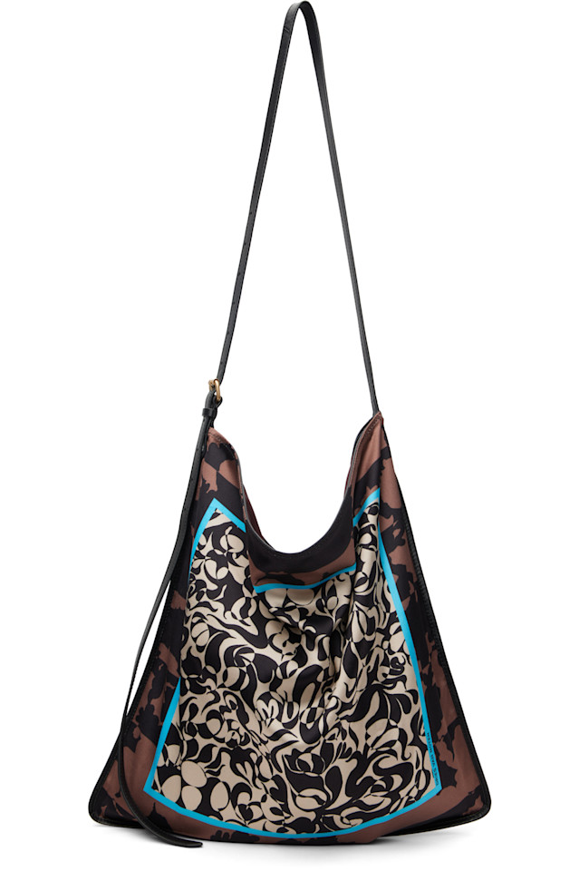 Dries Van Noten Разноцветная маленькая сумка-шоппер для шарфа
Dries Van Noten Разноцветная маленькая сумка-шоппер для шарфа