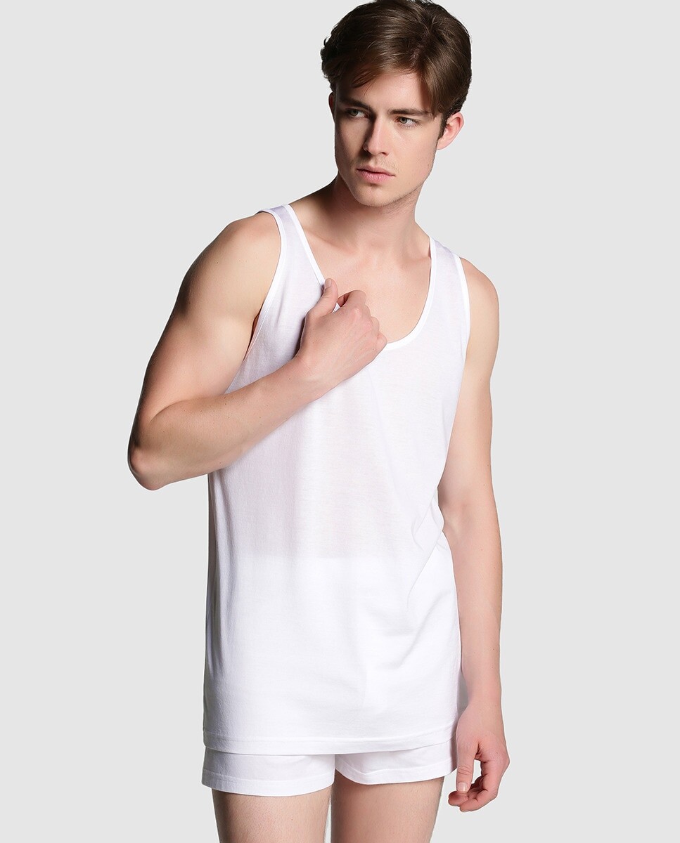 Мужская майка Emidio Tucci, белый
Мужская майка Emidio Tucci, белый