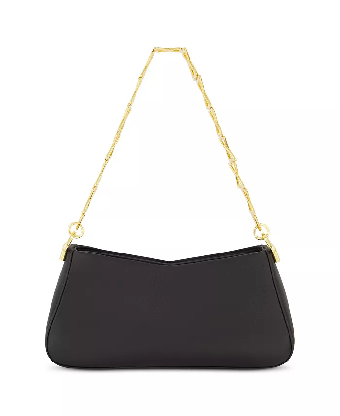 Сумка через плечо с золотистым ремешком из кожи Nappa Mac Duggal, черный
Сумка через плечо с золотистым ремешком из кожи Nappa Mac Duggal, черный