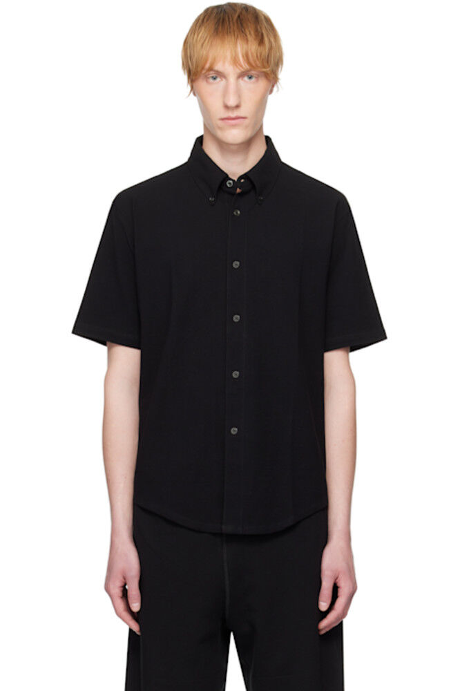 Черная рубашка пике с застежкой на пуговицы S/S Lady White Co.
Черная рубашка пике с застежкой на пуговицы S/S Lady White Co.