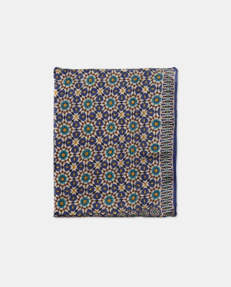 Шелковый шарф Colores Otoño, синий
Шелковый шарф Colores Otoño, синий