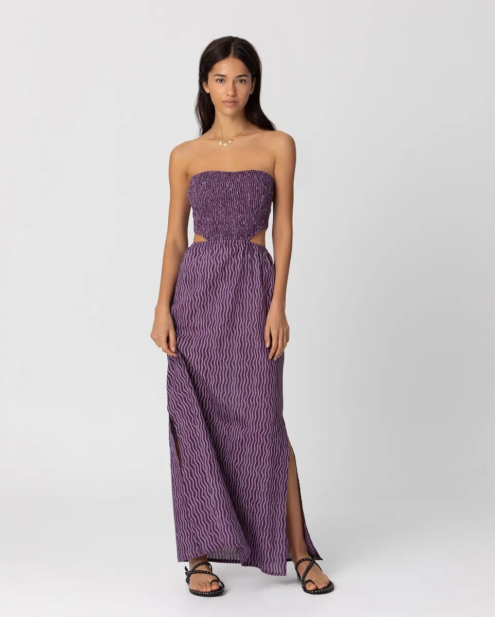 Длинное платье слово чести в полоску Noon, фиолетовый
Длинное платье слово чести в полоску Noon, фиолетовый