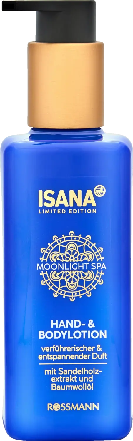 Крем для рук ISANA Moonlight Spa Hand- & Bodylotion
Крем для рук ISANA Moonlight Spa Hand- & Bodylotion