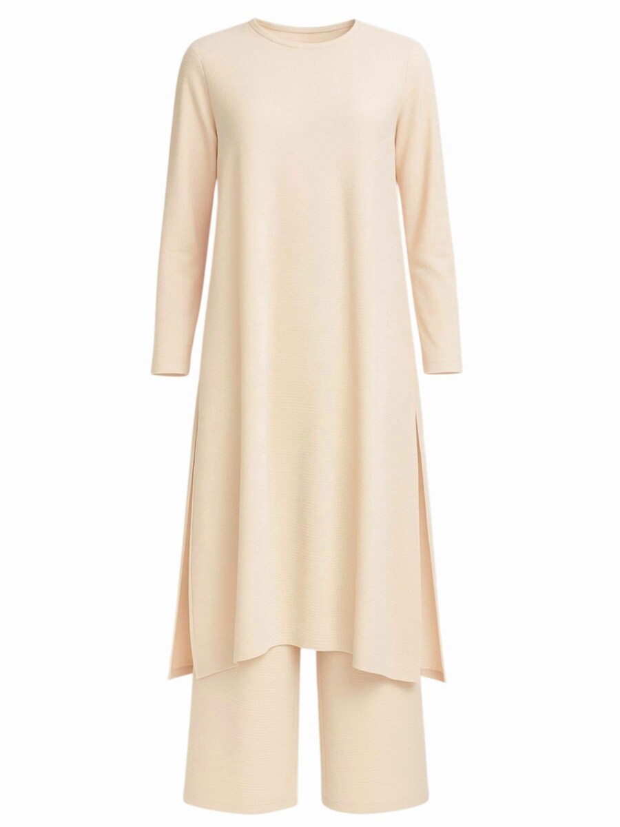 Брючный костюм fashionshowcase Modest ECE-Set, кремовый
Брючный костюм fashionshowcase Modest ECE-Set, кремовый