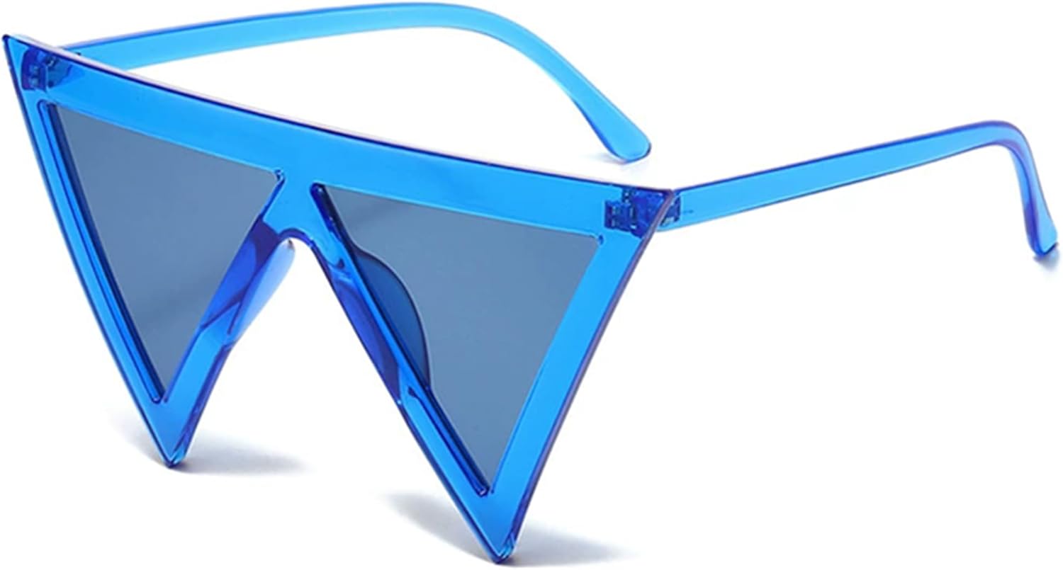 bullabulling Треугольные хип-хоп солнцезащитные очки для женщин, модные солнцезащитные очки с линзами цвета океана для мужчин, солнцезащитные очки для вечеринок и выпускных балов, Blue
bullabulling Треугольные хип-хоп солнцезащитные очки для женщин, модные солнцезащитные очки с линзами цвета океана для мужчин, солнцезащитные очки для вечеринок и выпускных балов, Blue