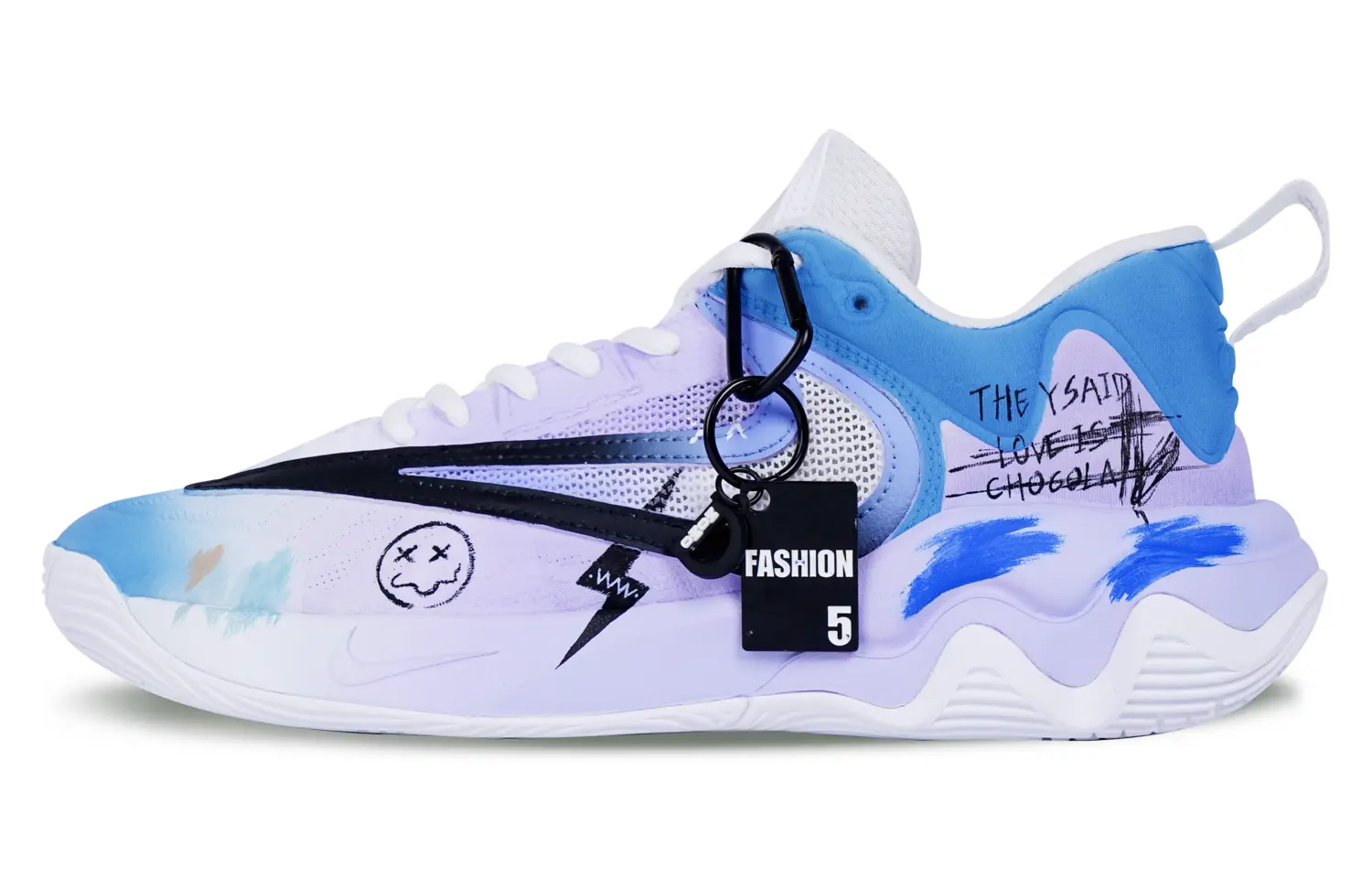 Nike Кроссовки баскетбольные Giannis Immortality мужские низкие Blue/Purple/White/Black
Nike Кроссовки баскетбольные Giannis Immortality мужские низкие Blue/Purple/White/Black