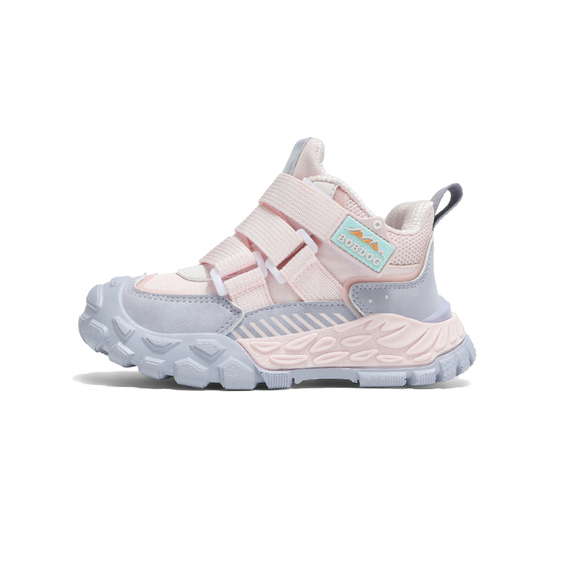 Кроссовки для бега для детей среднего, нескользящие, водостойкие, отводящие влагу BOBDOG, розовый/фиолетовый 
Кроссовки для бега для детей среднего, нескользящие, водостойкие, отводящие влагу BOBDOG, розовый/фиолетовый