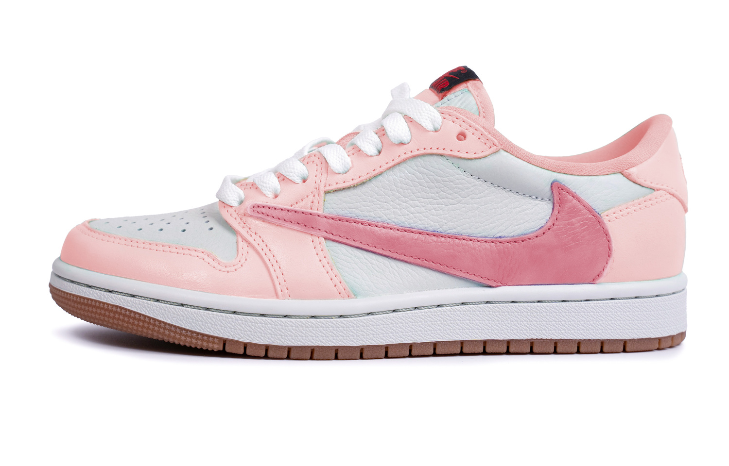 Travis Scott x Air 1 нескользящие низкие винтажные баскетбольные кроссовки Unisex розовый белый Jordan, светло-розовый
Travis Scott x Air 1 нескользящие низкие винтажные баскетбольные кроссовки Unisex розовый белый Jordan, светло-розовый