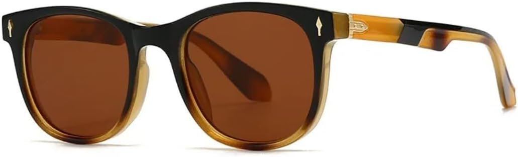 Солнцезащитные очки для мужчин и женщин - защита UV400 - градиентные линзы, заклепки, маленькая оправа, подходят для занятий спортом на открытом воздухе и вождения LXLHWN, Tyj323-5
Солнцезащитные очки для мужчин и женщин - защита UV400 - градиентные линзы, заклепки, маленькая оправа, подходят для занятий спортом на открытом воздухе и вождения LXLHWN, Tyj323-5