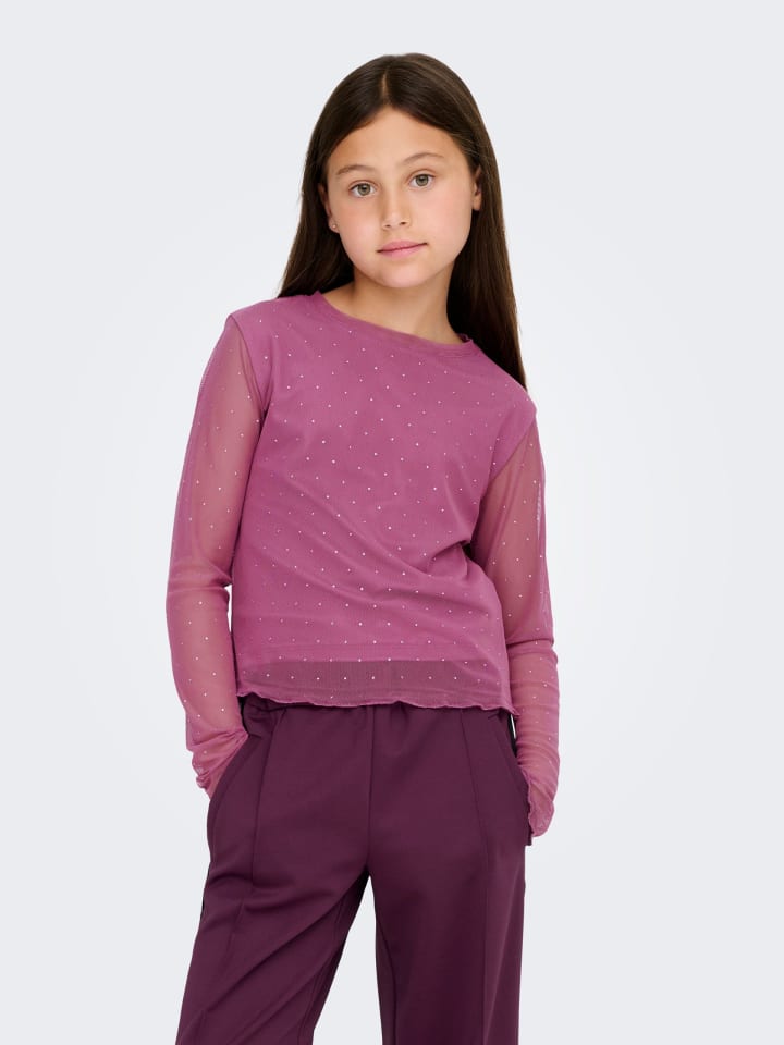 KIDS ONLY Футболка с длинными рукавами KOGJADA LIFE L/S RHINESTONE MESH TOP, цвет розовое вино
KIDS ONLY Футболка с длинными рукавами KOGJADA LIFE L/S RHINESTONE MESH TOP, цвет розовое вино