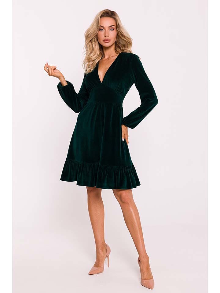 Короткое платье made of emotion Kleid, темно-зеленый
Короткое платье made of emotion Kleid, темно-зеленый