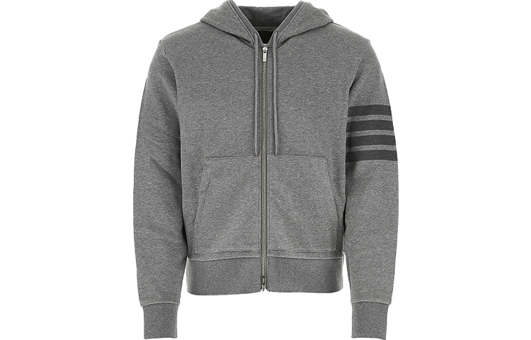 Тональная 4-полосная куртка с капюшоном THOM BROWNE, средне-серый
Тональная 4-полосная куртка с капюшоном THOM BROWNE, средне-серый