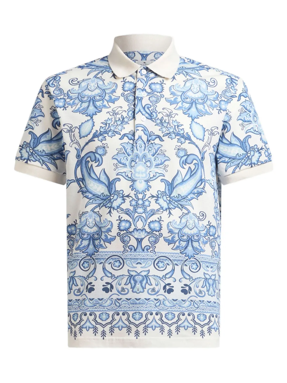 Рубашка-поло с цветочным принтом ETRO, синий
Рубашка-поло с цветочным принтом ETRO, синий