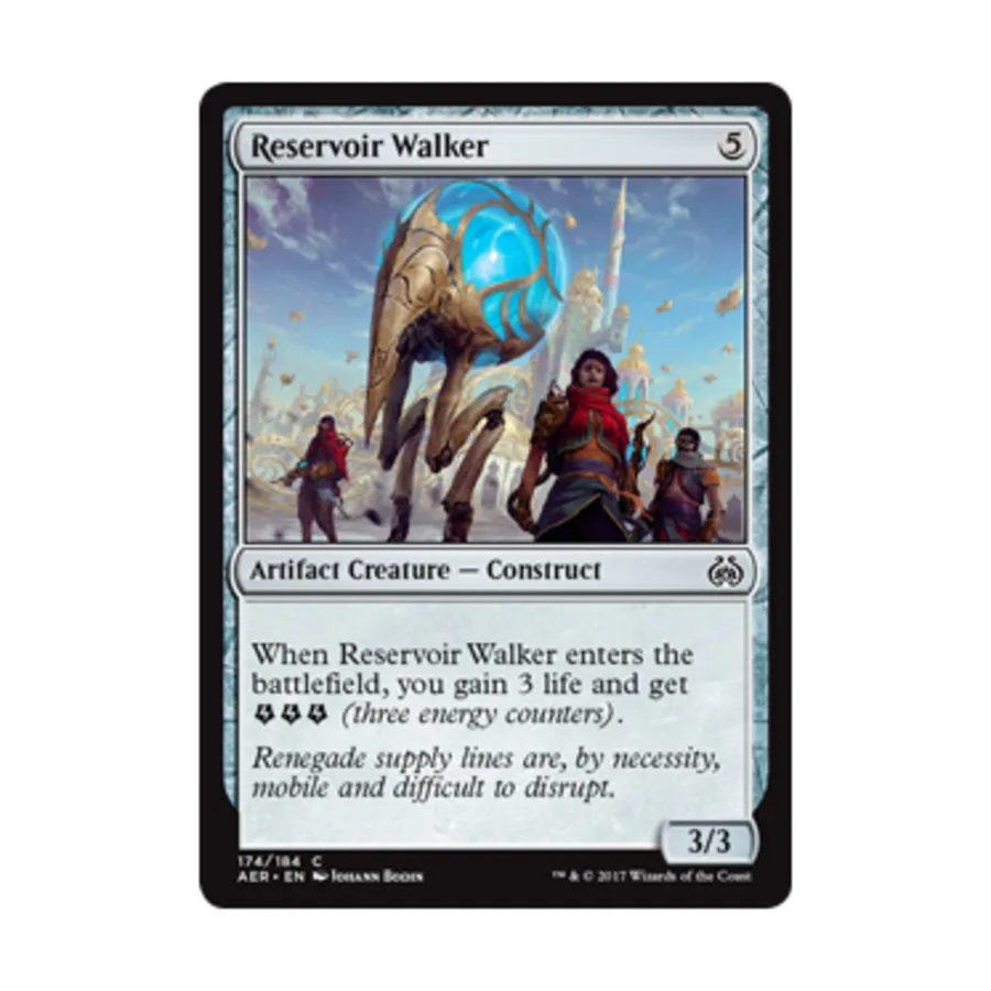 CCG Резервуар Уокер (К), MTG - Aether Revolt
CCG Резервуар Уокер (К), MTG - Aether Revolt