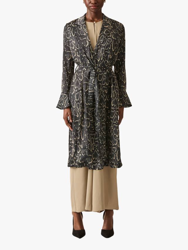 Платье-обертка со змеиным принтом James Lakeland, цвет Beige/Black
Платье-обертка со змеиным принтом James Lakeland, цвет Beige/Black