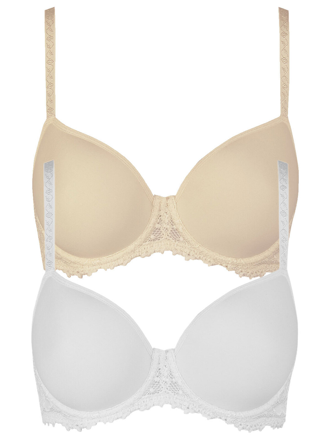 Бюстгальтер с косточками Nina von C. 2er Pack Spacer BH mit Bügel, цвет Weiss latte macchiato 
Бюстгальтер с косточками Nina von C. 2er Pack Spacer BH mit Bügel, цвет Weiss latte macchiato