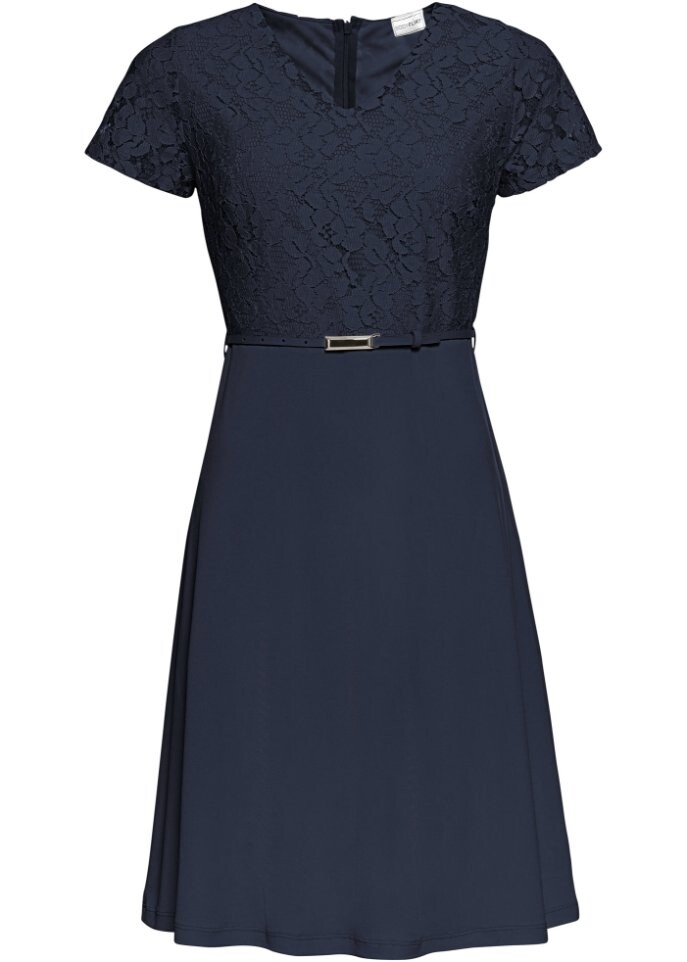 Платье с поясом Bodyflirt, синий
Платье с поясом Bodyflirt, синий