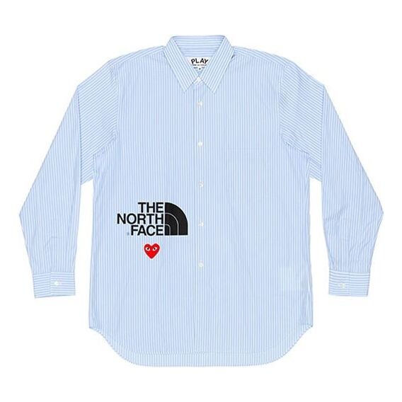 Рубашка x the north face striped shirt 'blue' Comme Des Garcons Play, синий
Рубашка x the north face striped shirt 'blue' Comme Des Garcons Play, синий