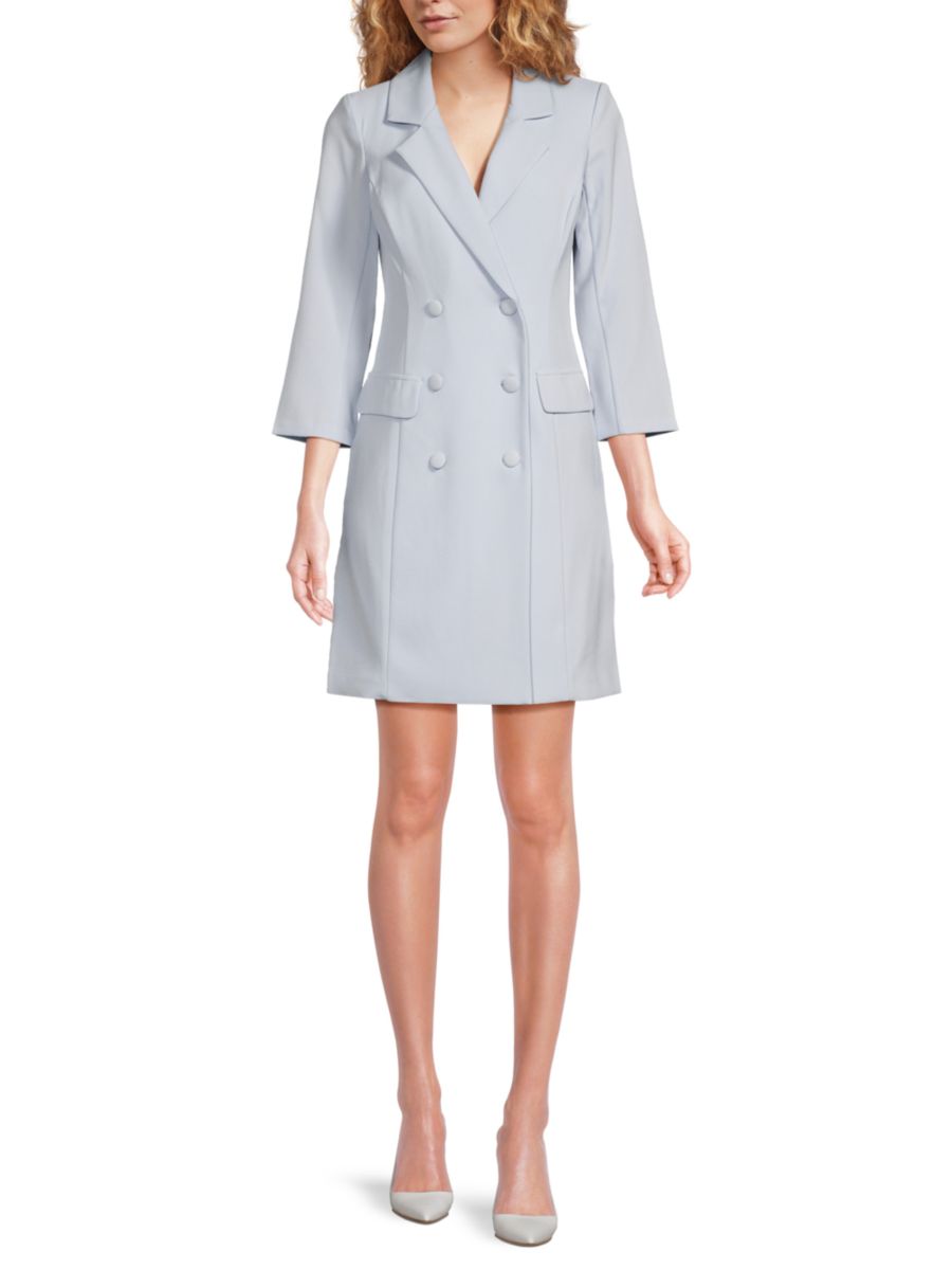 Двубортный блейзер-мини-платье Eliza J, синий
Двубортный блейзер-мини-платье Eliza J, синий