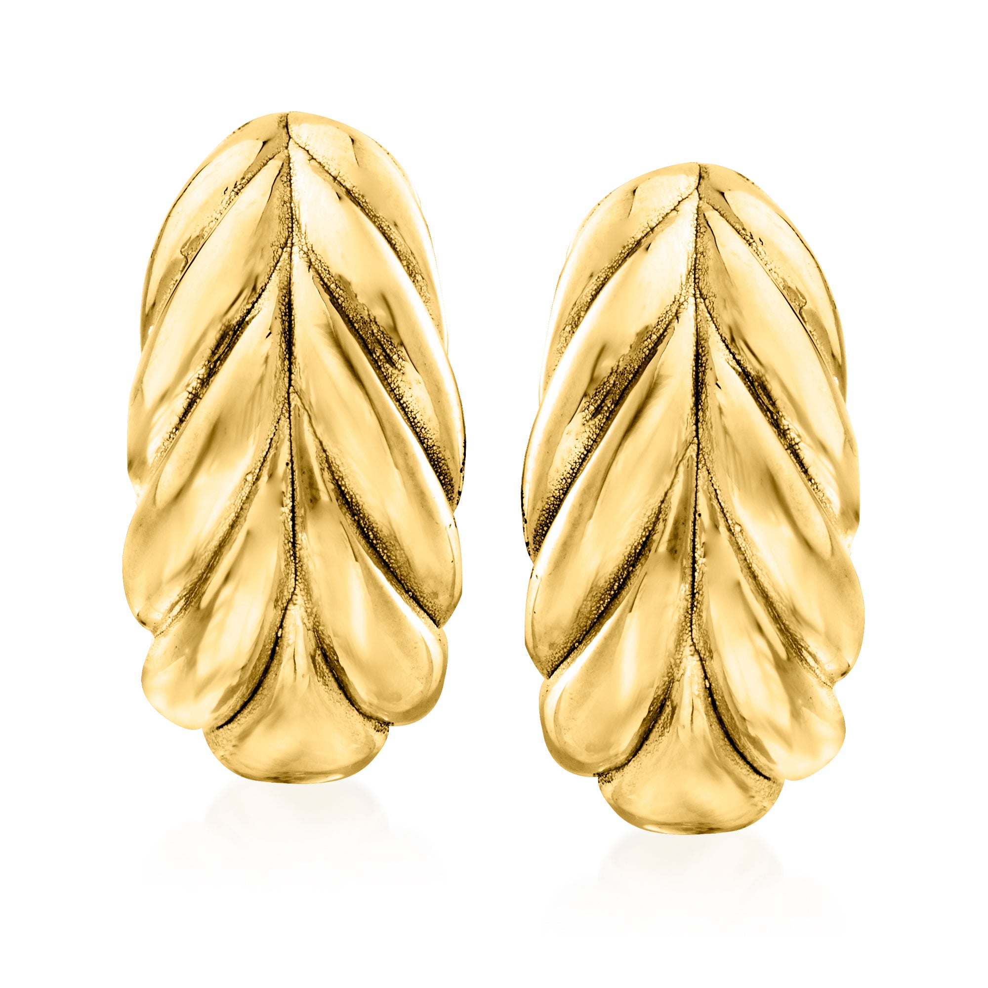 Серьги-листочки Ross-Simons из итальянского 18-каратного золота с покрытием из стерлингового серебра Ross-Simons, желтый
Серьги-листочки Ross-Simons из итальянского 18-каратного золота с покрытием из стерлингового серебра Ross-Simons, желтый