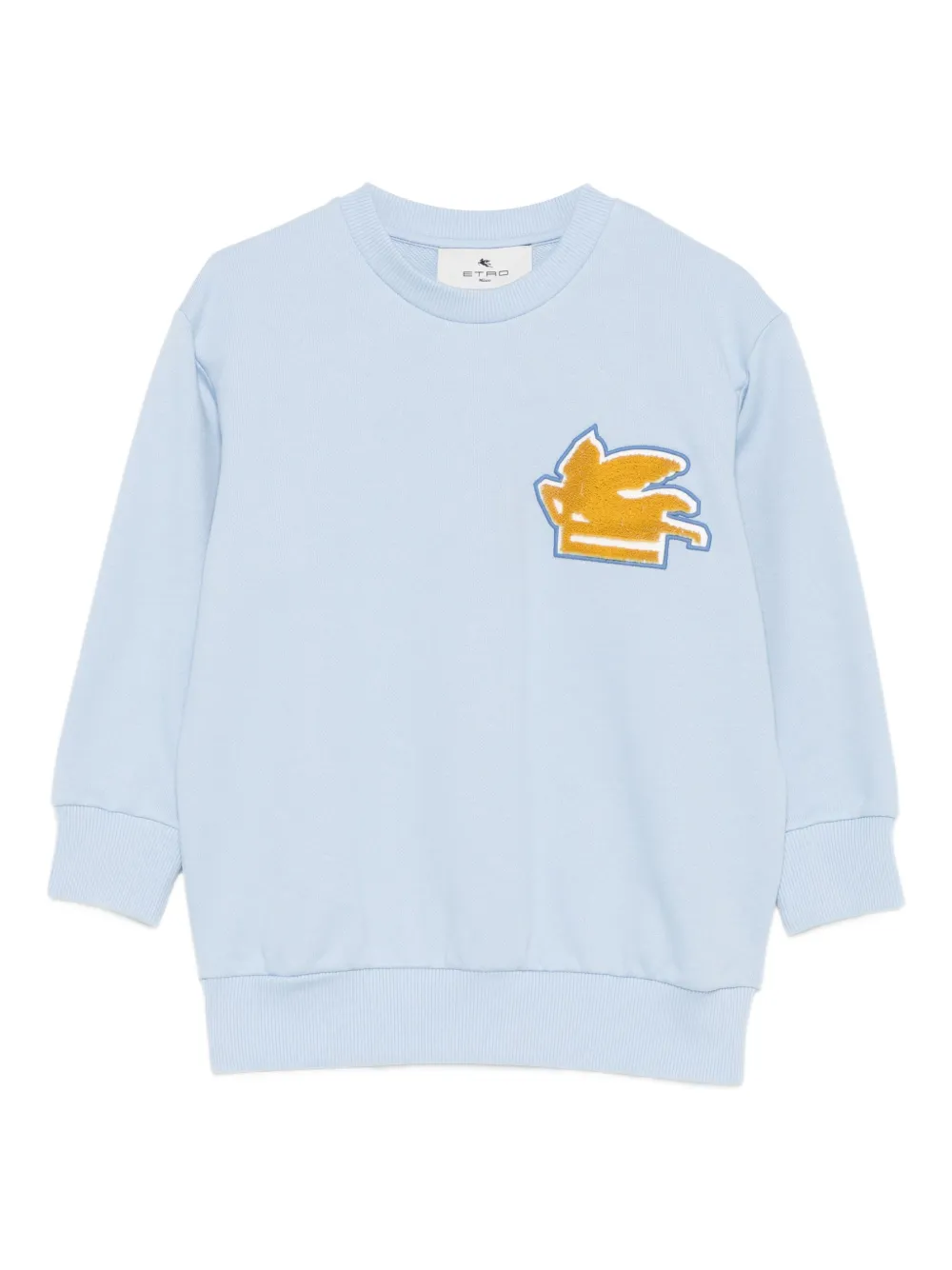 Свитшот с аппликацией «Пегасо» Etro Kids, синий
Свитшот с аппликацией «Пегасо» Etro Kids, синий