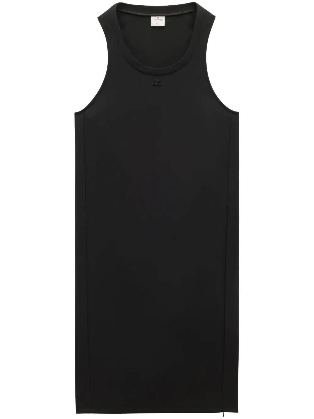 Твидовое платье миди с логотипом Courrèges, черный
Твидовое платье миди с логотипом Courrèges, черный