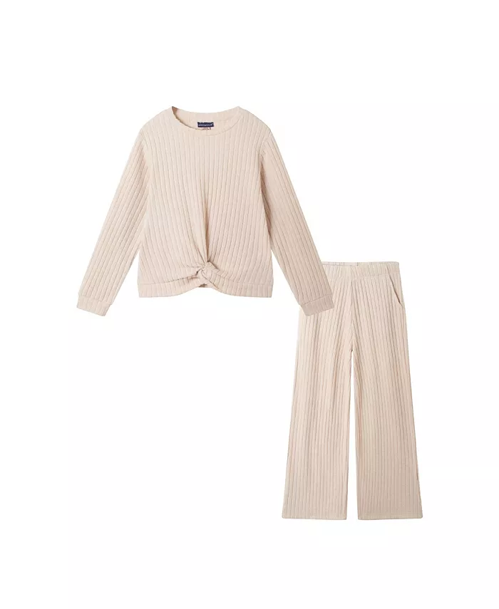 Детский комплект из ребристой пряжи Hacci Andy & Evan, загар/бежевый
Детский комплект из ребристой пряжи Hacci Andy & Evan, загар/бежевый