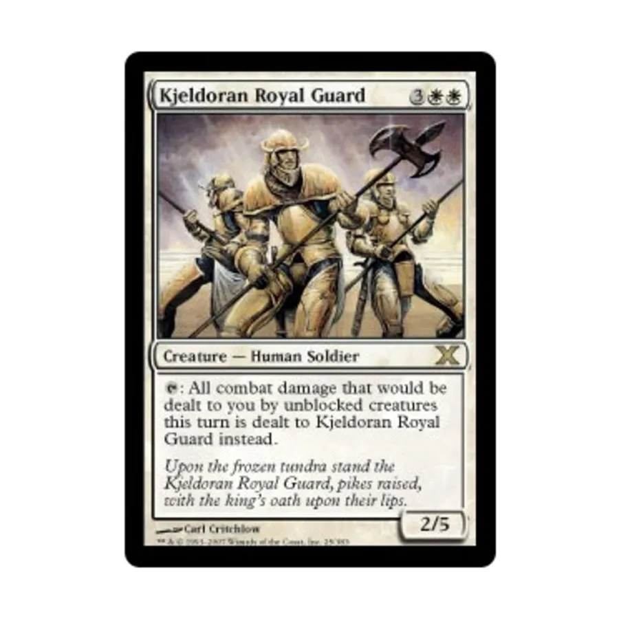 CCG Кьельдоранская королевская гвардия (R), MTG - 10th Edition
CCG Кьельдоранская королевская гвардия (R), MTG - 10th Edition