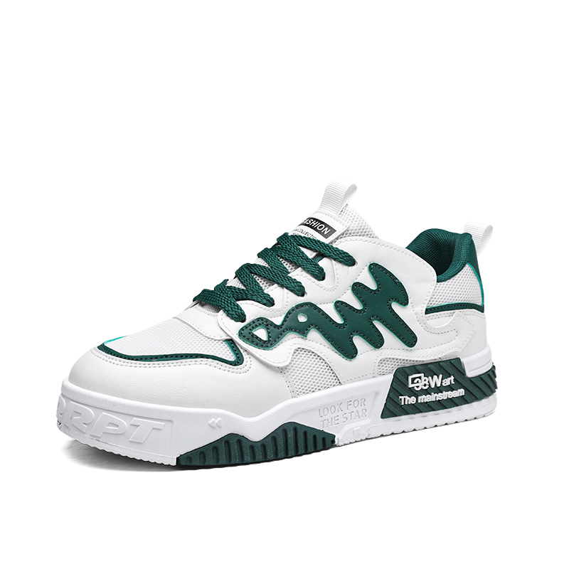 Низкие мужские кроссовки SHOUBA, White Green
Низкие мужские кроссовки SHOUBA, White Green