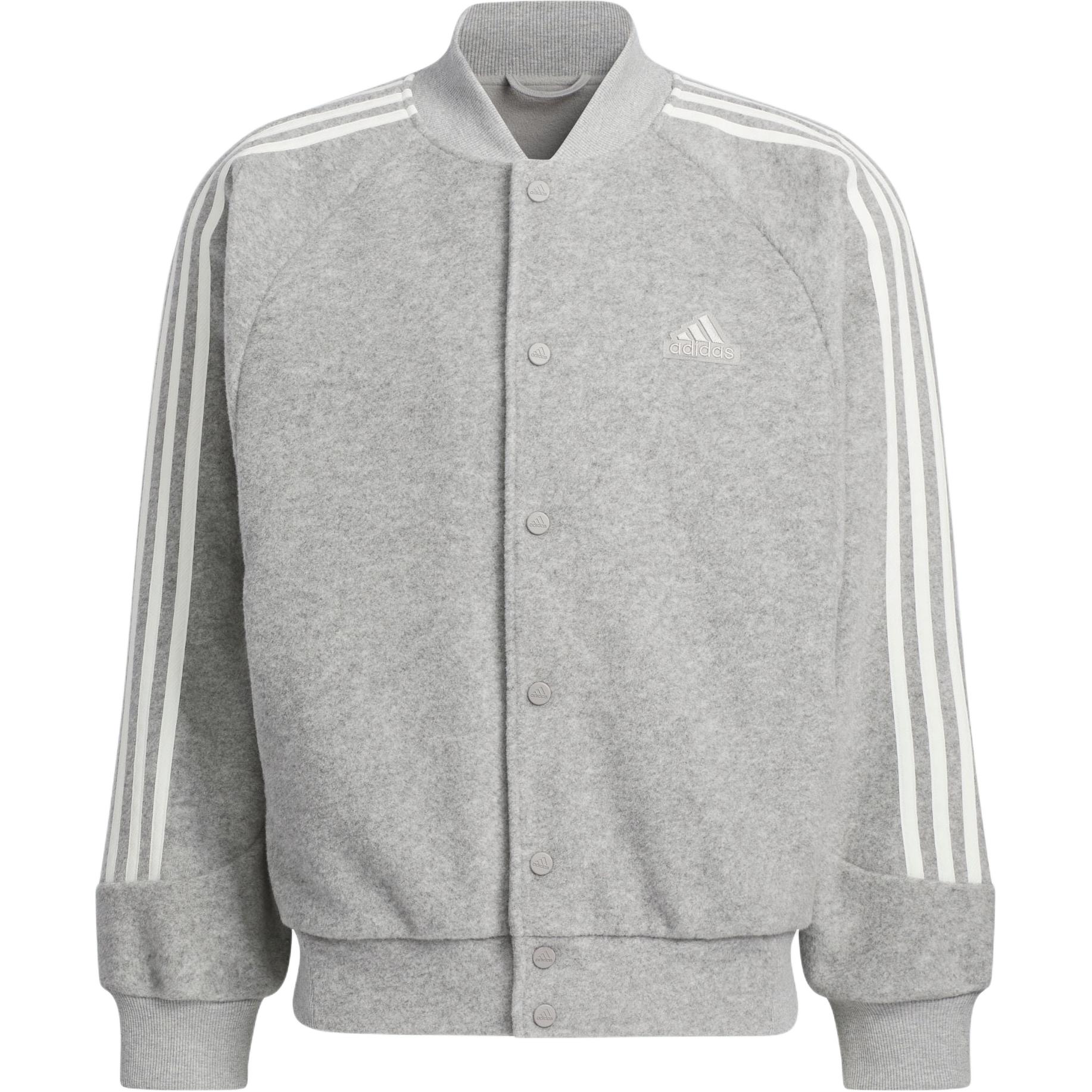 Adidas Курка Unisex Pure Gray с тремя полосками, Pure Quality Gray 
Adidas Курка Unisex Pure Gray с тремя полосками, Pure Quality Gray