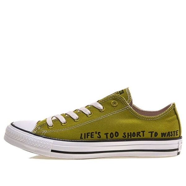 Кроссовки renew chuck taylor all star low 'life's too short to waste' Converse, зеленый
Кроссовки renew chuck taylor all star low 'life's too short to waste' Converse, зеленый