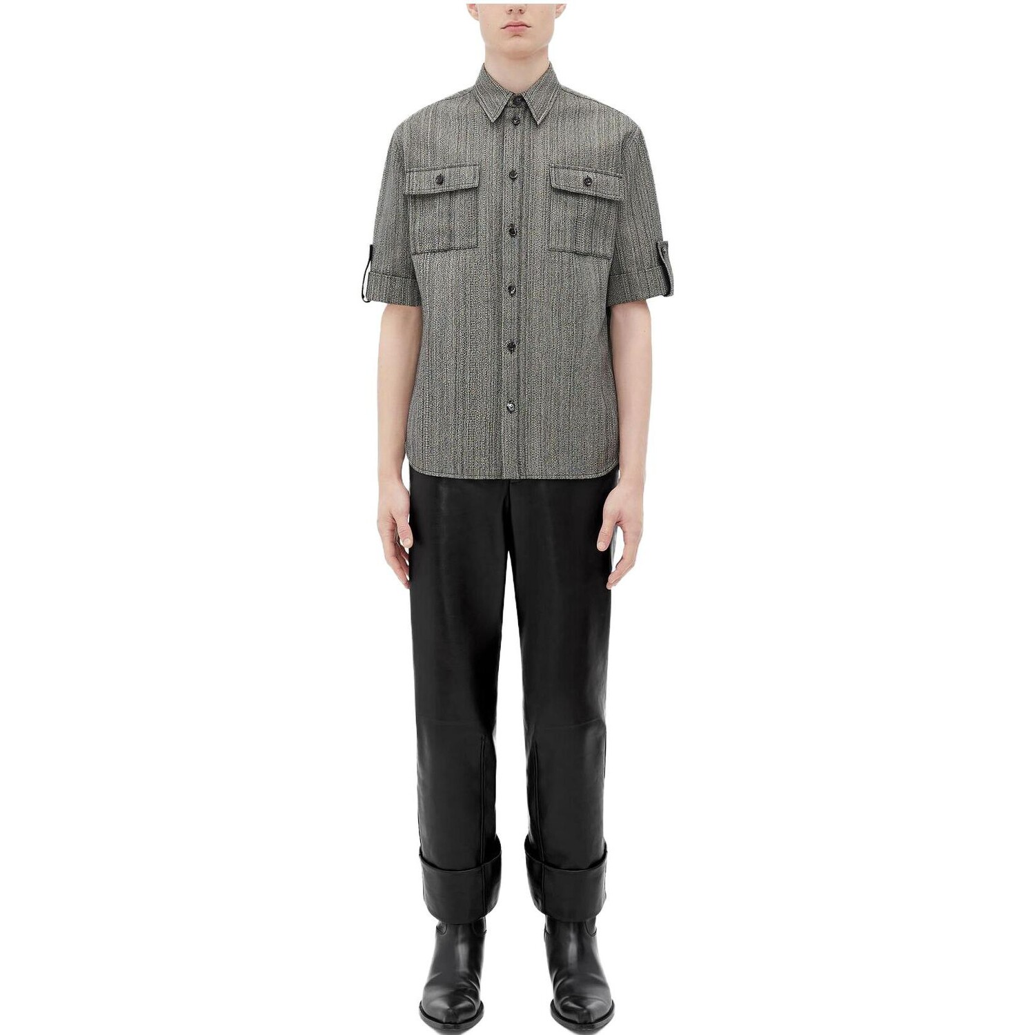 Рубашка мужская серая Bottega Veneta, серый
Рубашка мужская серая Bottega Veneta, серый