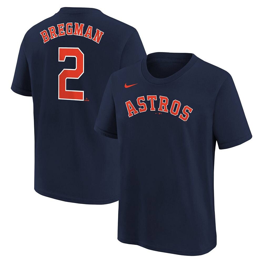 Молодежная футболка Nike Alex Bregman Navy Houston Astros с именем и номером игрока, цвет Ast Navy
Молодежная футболка Nike Alex Bregman Navy Houston Astros с именем и номером игрока, цвет Ast Navy