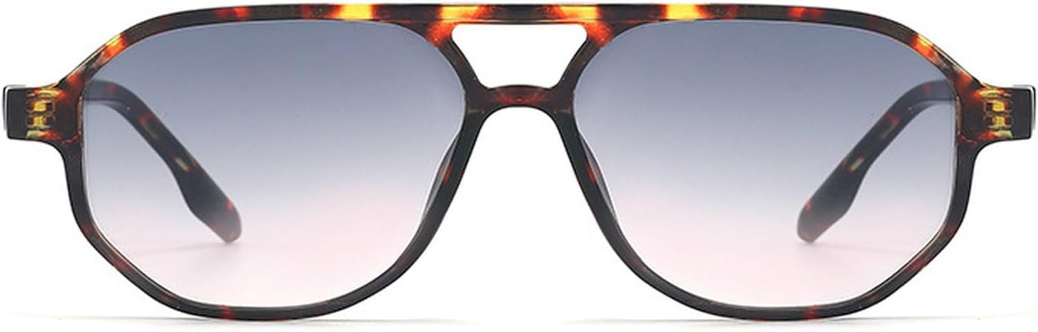 Ретро-солнцезащитные очки-пилот с двойной перемычкой для женщин, модные оттенки шампанского, защита от УФ-излучения UV400 для мужчин, трендовые солнцезащитные очки с градиентным переходом mincl, Leopard Gray
Ретро-солнцезащитные очки-пилот с двойной перемычкой для женщин, модные оттенки шампанского, защита от УФ-излучения UV400 для мужчин, трендовые солнцезащитные очки с градиентным переходом mincl, Leopard Gray