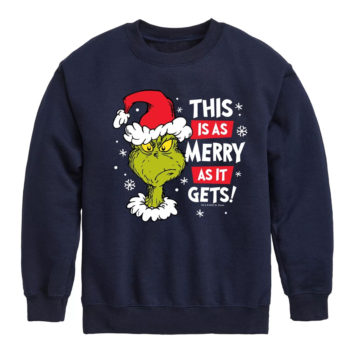 Толстовка с веселым рисунком для мальчиков 8–20 лет «Доктор Сьюз. Как Гринч украл Рождество» Licensed Character, синий
Толстовка с веселым рисунком для мальчиков 8–20 лет «Доктор Сьюз. Как Гринч украл Рождество» Licensed Character, синий