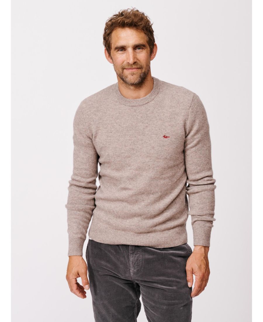 Мужской свитер Phillips из овечьей шерсти с круглым вырезом Aubin, Stone
Мужской свитер Phillips из овечьей шерсти с круглым вырезом Aubin, Stone