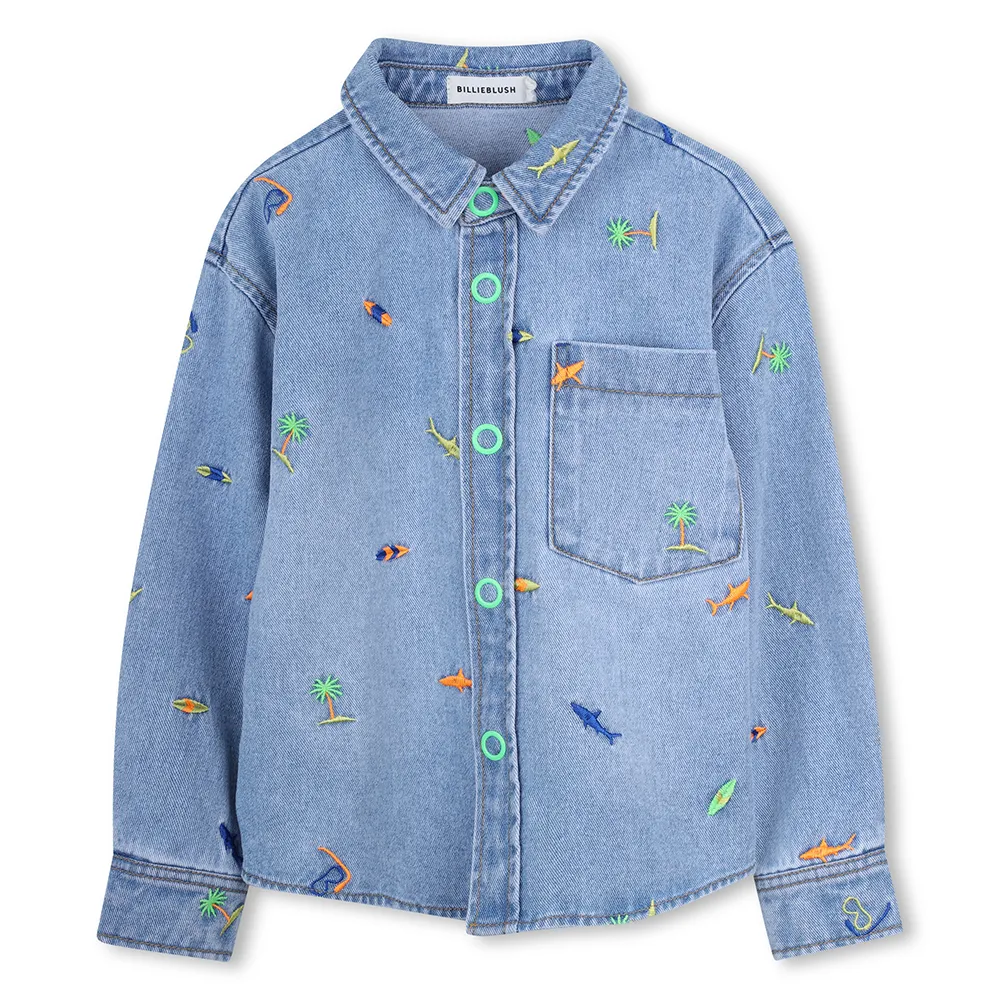 Рубашка с длинным рукавом Billieblush U22185, синий
Рубашка с длинным рукавом Billieblush U22185, синий